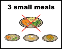 3 small meals