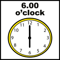 6.00 o clock