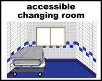 Accessible changing room (ventures)