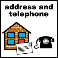 Address and telephone