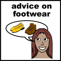 Advice on footwear