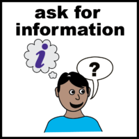 Ask for information