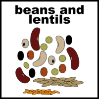 Beans and lentils