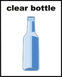 Clear bottle