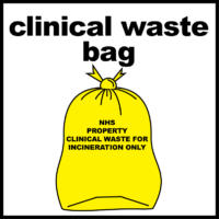 Clinical waste bag