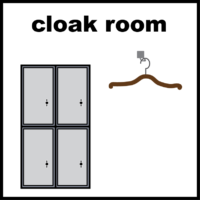 Cloak room