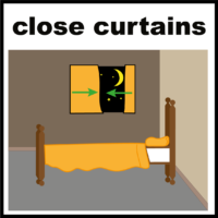 Close Curtains