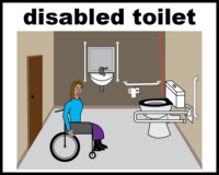 Disabled toilet female