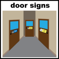 Door signs