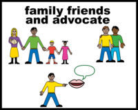 Family friends and advocate