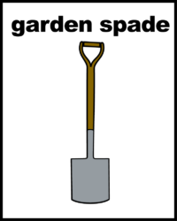 Garden spade