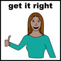 Get it right (female)