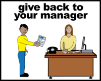 Give back to your manager
