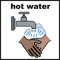 Hot water (tap)