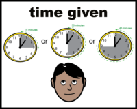 how much time given