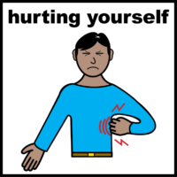 hurting yourself