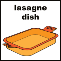 Lasagne dish