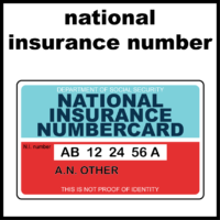 National insurance card
