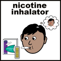 Nicotine  inhalator