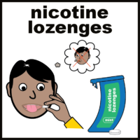 Nicotine lozenges
