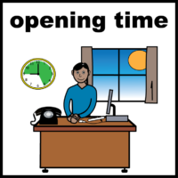 Opening time