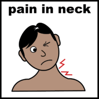 Pain in neck