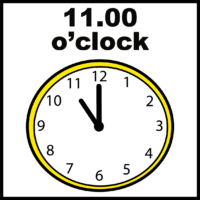 11.00 o’clock