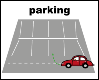 Parking car