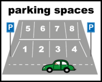 Parking spaces