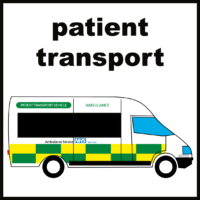 Patient transport vehicle