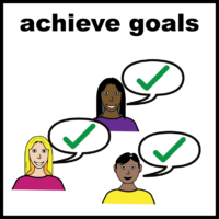 People say they have achieved goals