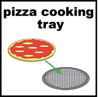 Pizza cooking tray