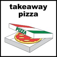 Takeaway pizza