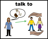Talk to (orthotic)