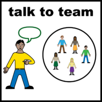 Talk to team