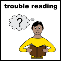 Trouble reading