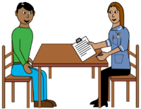 Assessment with a nurse