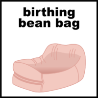 birthing bean bag