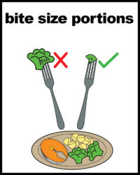 bite size portions