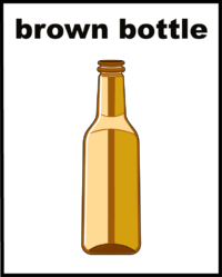 brown bottle