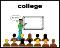college