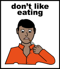 don’t like eating