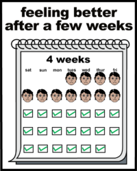 feeling better after a few weeks