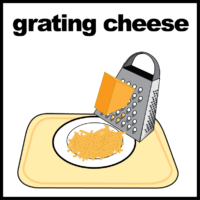 grating cheese