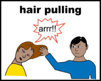 hair pulling