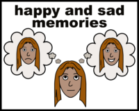 happy and sad memories