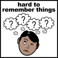 hard to remember things