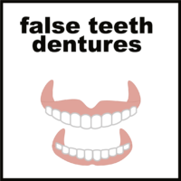 false teeth dentures