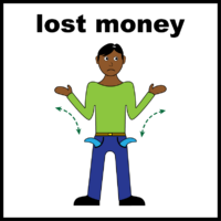 lost money