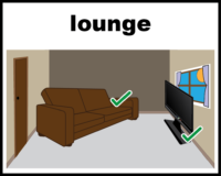 lounge furniture in good repair